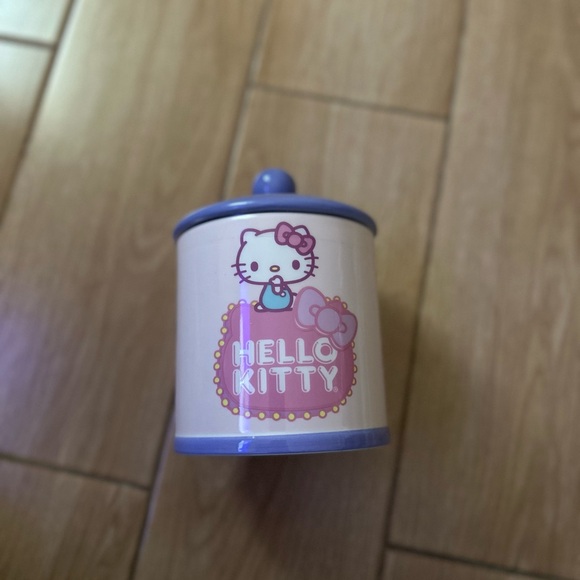 Hello Kitty Pastel Ceramic Cookie Jar Set - Picture 6 of 6